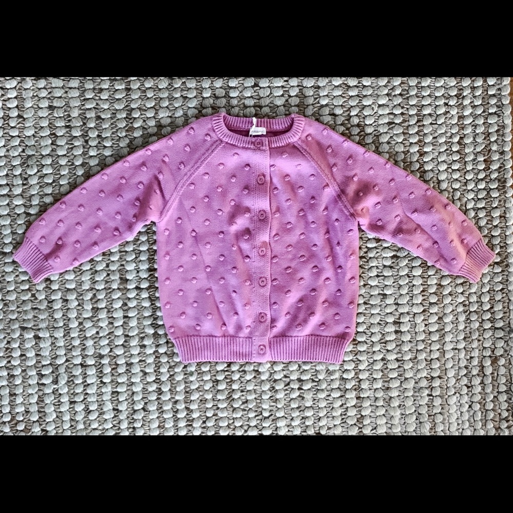 NWT Jamie Kay Dotty Popcorn Cardigan